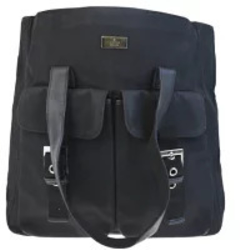 Gucci Tote Bag Shoulder Handbag Black Leather